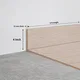 SPC Skirting  TF 00686 K |  8 ft x 4 inch  - 12 mm | Compatible for SPC Floor SP 00126 | Image - 1