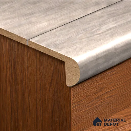 SPC L Nosing Profile  TF 00686 S |  8 ft x 1 inch  - 12 mm | Compatible for SPC Floor SP 00126