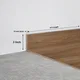 WPC Skirting Stone Core TF 00002 F | 8 ft x 3 Inch x 12 mm | Compatible for SPC Floor SP 00065 | Image - 1