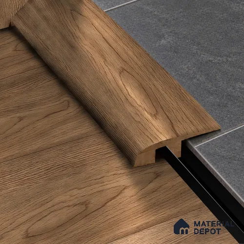 WPC Reducer R Profile Stone Core TF 00002 I | 8 ft x 50 mm x 12 mm | Compatible for SPC Floor SP 00065