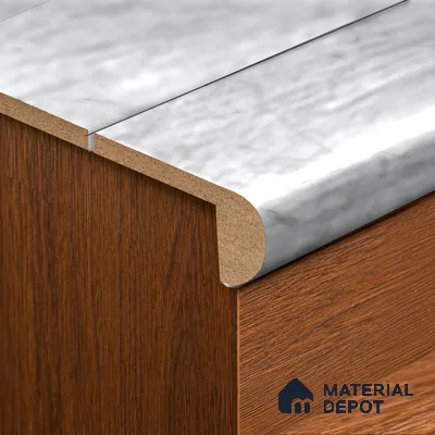 WPC L Nosing Profile Stone Core TF 00003 L | 8 ft x 45 mm x 25 mm | Compatible for SPC Floor SP 00066