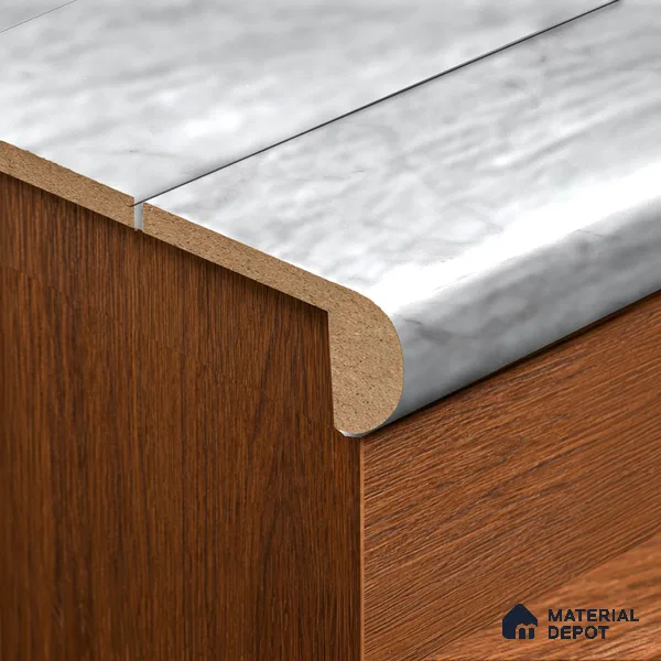 WPC L Nosing Profile Stone Core TF 00003 L | 8 ft x 45 mm x 25 mm | Compatible for SPC Floor SP 00066