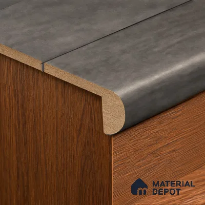 WPC L Nosing Profile Stone Core TF 00004 L | 8 ft x 45 mm x 25 mm | Compatible for SPC Floor SP 00067
