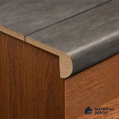 WPC L Nosing Profile Stone Core TF 00004 L | 8 ft x 45 mm x 25 mm | Compatible for SPC Floor SP 00067