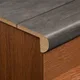 WPC L Nosing Profile Stone Core TF 00004 L | 8 ft x 45 mm x 25 mm | Compatible for SPC Floor SP 00067 | Image - 1