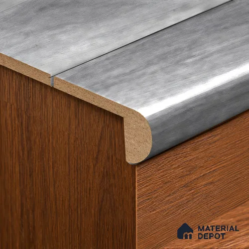 WPC L Nosing Profile Stone Core TF 00005 L | 8 ft x 45 mm x 25 mm | Compatible for SPC Floor SP 00068