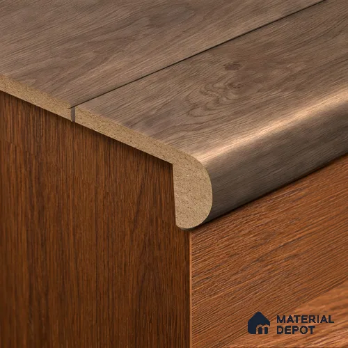 WPC L Nosing Profile Stone Core TF 00009 L | 8 ft x 45 mm x 25 mm | Compatible for SPC Floor SP 00072
