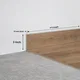 WPC Skirting Stone Core TF 00010 F | 8 ft x 3 Inch x 12 mm | Compatible for SPC Floor SP 00073 | Image - 1