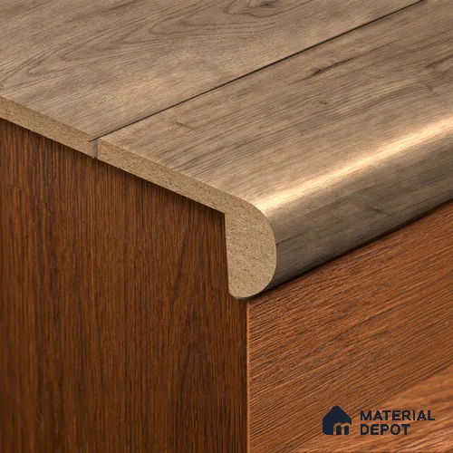WPC L Nosing Profile Stone Core TF 00010 L | 8 ft x 45 mm x 25 mm | Compatible for SPC Floor SP 00073