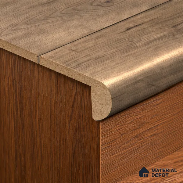 WPC L Nosing Profile Stone Core TF 00010 L | 8 ft x 45 mm x 25 mm | Compatible for SPC Floor SP 00073