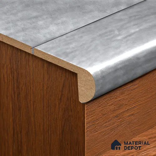 WPC L Nosing Profile Stone Core TF 00011 L | 8 ft x 45 mm x 25 mm | Compatible for SPC Floor SP 00074