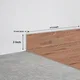 WPC Skirting Stone Core TF 00426 B | 8 ft x 3 Inch x 12 mm | Compatible for SPC Floor VF 00128 | Image - 1