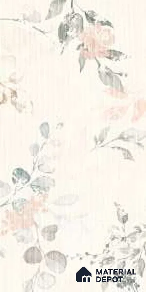 TL 13356 Tosca Grove Bianco Decore 4 ft x 2 ft Punch Matte Finish Vitrified Tile - 9 mm