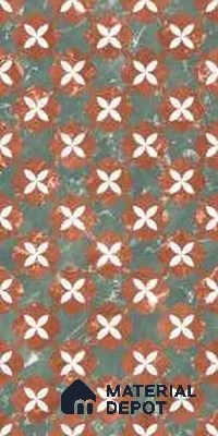 TL 13362 Graze Verde Decor 4 ft x 2 ft Punch Finish Vitrified Tile - 9 mm