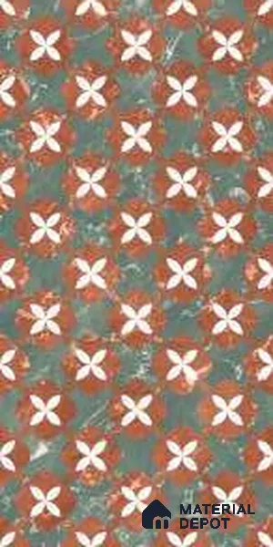 TL 13362 Graze Verde Decor 4 ft x 2 ft Punch Finish Vitrified Tile - 9 mm