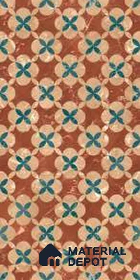 TL 13362 B Graze Rose Decor 4 ft x 2 ft Punch Finish Vitrified Tile - 9 mm