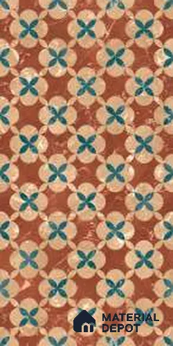 TL 13362 B Graze Rose Decor 4 ft x 2 ft Punch Finish Vitrified Tile - 9 mm