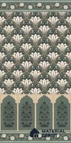 TL 13373 Canby Verde Decor 1 4 ft x 2 ft Punch Finish Vitrified Tile - 9 mm
