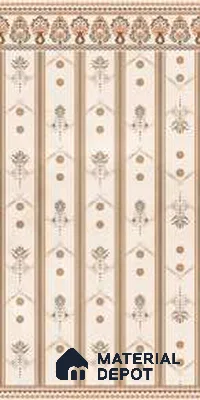 TL 13368 Cupid Crema Decor 1 4 ft x 2 ft Punch Finish Vitrified Tile - 9 mm