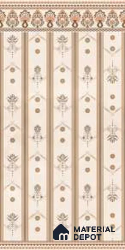TL 13368 Cupid Crema Decor 1 4 ft x 2 ft Punch Finish Vitrified Tile - 9 mm