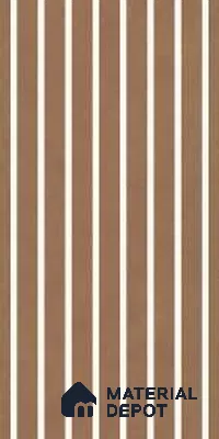 TL 13372 B Caryn Brown Decor 2 4 ft x 2 ft Matte Carving Finish - 9 mm