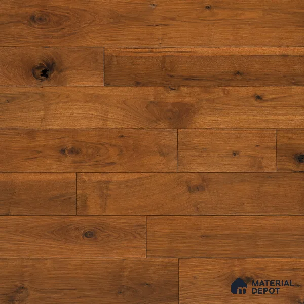 SF 00006 B Teak 3 ft x 4.8 inch (910x122 mm) Real Wood Finish Solid Wood Floor - 18 mm