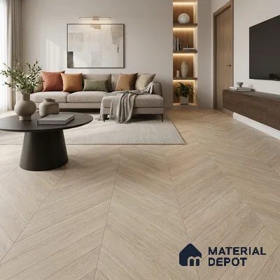 HDF Pastle Laminate Wood Floor 48 x 12 inch - 8 mm | LF 00330 C | 30 Years Residential Warranty AC5 Grade | 12 Hours+ Water Resistance | DIY Uniclic Installation | Suitable For Living Room, Bedroom & Office | 14 Plank Variations