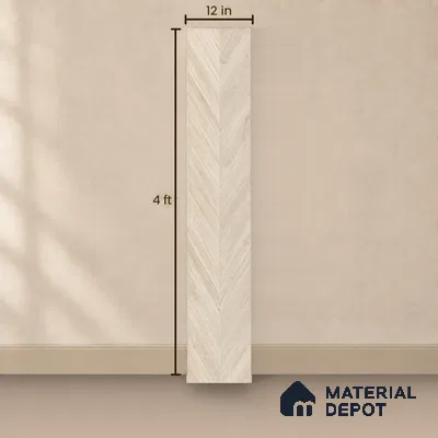 HDF Pastle Laminate Wood Floor 48 x 12 inch - 8 mm | LF 00330 C | 30 Years Residential Warranty AC5 Grade | 12 Hours+ Water Resistance | DIY Uniclic Installation | Suitable For Living Room, Bedroom & Office | 14 Plank Variations