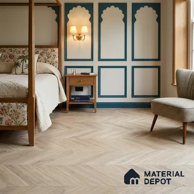 HDF Pastle Laminate Wood Floor 48 x 12 inch - 8 mm | LF 00330 C | 30 Years Residential Warranty AC5 Grade | 12 Hours+ Water Resistance | DIY Uniclic Installation | Suitable For Living Room, Bedroom & Office | 14 Plank Variations