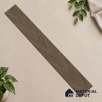 HDF Milk Chocolate Laminate Wood Floor 48 x 12 inch - 8 mm | LF 00330 D | 30 Years Residential Warranty AC5 Grade | 12 Hours+ Water Resistance | DIY Uniclic Installation | Suitable For Living Room, Bedroom & Office | 14 Plank Variations