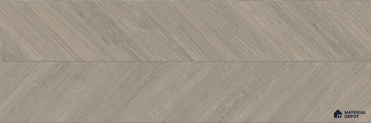 HDF Chevron Authentic Embossed Laminate Wood Floor AC5 Grade LF 00330 Patternia Mont Blanc 48 x 12 inch (1215x300 mm) - 8 mm | Aqua Protect 12 Hours Water Resistance | Anti Static and Stain Resistant | 0.5 mm V Groove | Real Wood Touch Surface | Uniclic Installation | 14 Plank Variations | 20 Years Warranty
