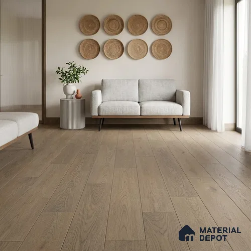 Chevron Engineered Floor EF 00067 F Patternia Stonewash Cashmere Oak 20 x 4 inch (510x90 mm) - 15 mm | 100% Sustainable | 3 mm Top Layer | 25 Year Warranty | Eco Friendly | Suitable with Underfloor Heating