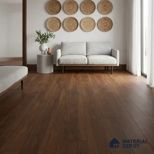 Chevron Engineered Floor EF 00067 G Patternia Walnut Noce Hardwood 20 x 4 inch (510x90 mm) - 15 mm | 100% Sustainable | 3 mm Top Layer | 25 Year Warranty | Eco Friendly | Suitable with Underfloor Heating