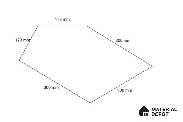 Modular Patterned Azalia Walnut Engineered Wood Floor | EF 00080 B | 20 x 12 inch (520x300 mm) - 15 mm | 2 mm Walnut Top Wear Layer | Suitable For Living Room, Bedroom | Silanblok SM Adhesive Glue Down Installation