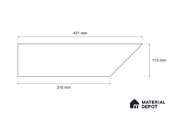 Modular Braid Pattern Oak Engineered Wood Floor | EF 00074 |  | Centre Peice - (450 x 290 mm) & Corner Piece - (431 x 131 mm) - 14 mm | 2 mm European Oak Top Wear Layer | Suitable For Living Room, Bedroom | Silanblok SM Adhesive Glue Down Installation