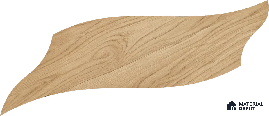 Modular Patterned Petali Oak Engineered Wood Floor | EF 00076 | 20 x 9 inch (514x222 mm) - 14 mm | 2 mm Oak Top Wear Layer | Suitable For Living Room, Bedroom | Silanblok SM Adhesive Glue Down Installation