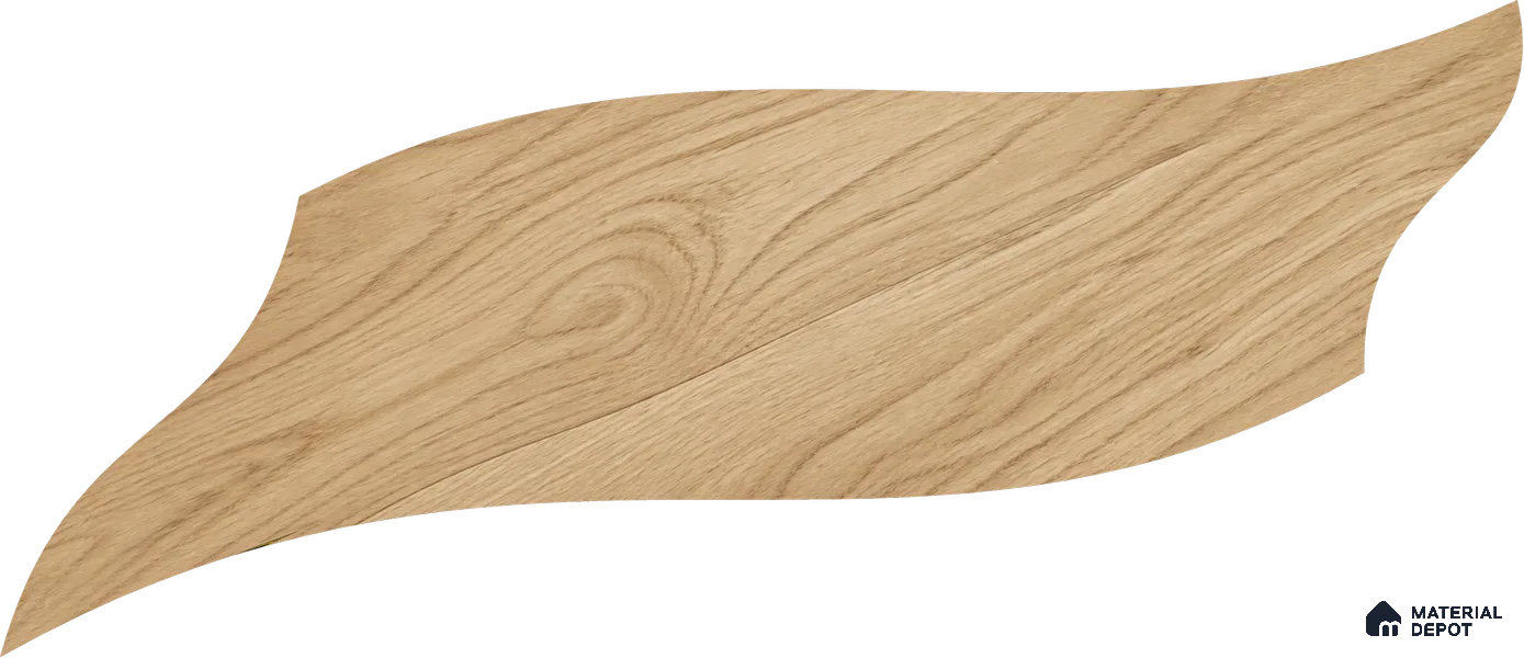 Modular Patterned Petali Oak Engineered Wood Floor | EF 00076 | 20 x 9 inch (514x222 mm) - 14 mm | 2 mm Oak Top Wear Layer | Suitable For Living Room, Bedroom | Silanblok SM Adhesive Glue Down Installation