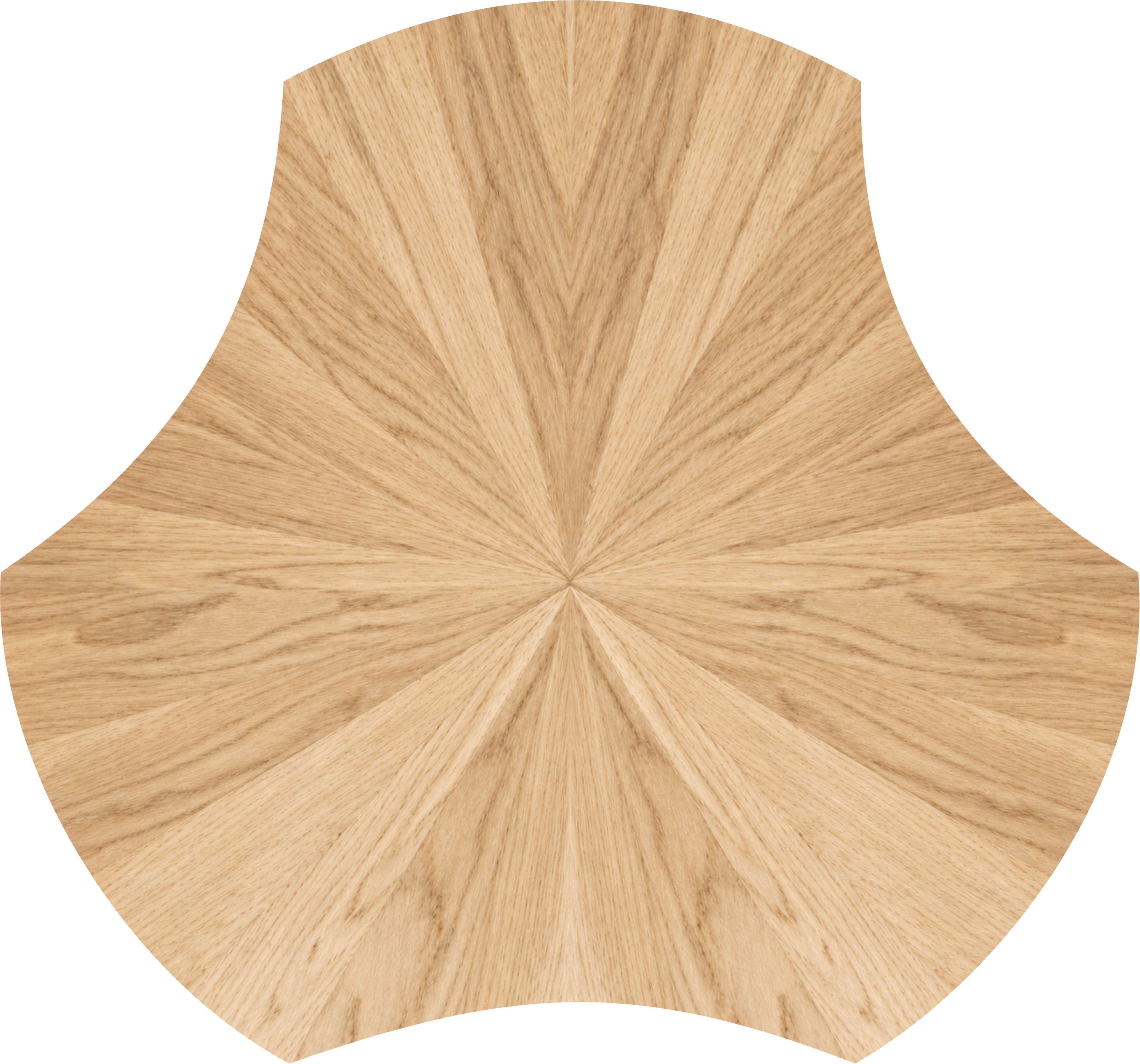 Modular Patterned Ventaglio Oak Engineered Wood Floor | EF 00078 | 24 x 22 inch (600x560 mm) - 14 mm | 2 mm Oak Top Wear Layer | Suitable For Living Room, Bedroom | Silanblok SM Adhesive Glue Down Installation