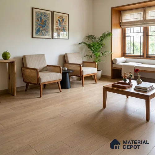 Engineered Wood Floor EF 00068 C Vestige Misty Silver 75 x 8 inch (1900x194 mm) - 14 mm | 3 Layer Flooring | 3 mm Top Layer | 25 Year Warranty | Eco Friendly | Moisture Resistant | Click Lock Technology