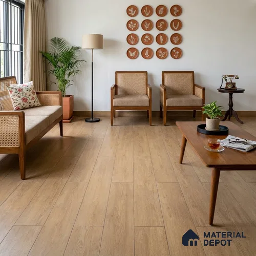 Engineered Wood Floor EF 00068 Vestige Dawn Whisper 75 x 8 inch (1900x194 mm) - 14 mm | 3 Layer Flooring | 3 mm Top Layer | 25 Year Warranty | Eco Friendly | Moisture Resistant | Click Lock Technology
