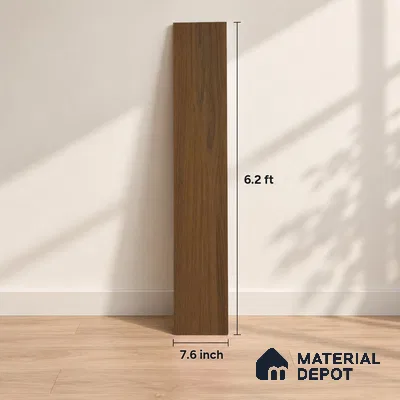 Engineered Wood Floor EF 00068 I Vestige Roasted Nutmeg 75 x 8 inch (1900x194 mm) - 14 mm | 3 Layer Flooring | 3 mm Top Layer | 25 Year Warranty | Eco Friendly | Moisture Resistant | Click Lock Technology
