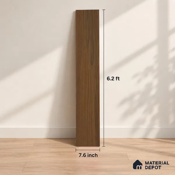 Engineered Wood Floor EF 00068 I Vestige Roasted Nutmeg 75 x 8 inch (1900x194 mm) - 14 mm | 3 Layer Flooring | 3 mm Top Layer | 25 Year Warranty | Eco Friendly | Moisture Resistant | Click Lock Technology