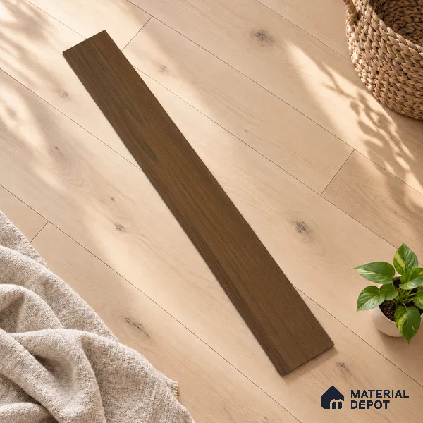 Engineered Wood Floor EF 00068 I Vestige Roasted Nutmeg 75 x 8 inch (1900x194 mm) - 14 mm | 3 Layer Flooring | 3 mm Top Layer | 25 Year Warranty | Eco Friendly | Moisture Resistant | Click Lock Technology