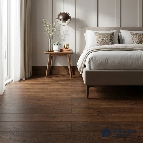 European Oak Engineered Wood Floor EF 00063 E Willow Dusk 47 x 5 inch (1200x127 mm) - 12 mm | Multilayer Flooring | 2 mm Top Layer | Suitable with Underfloor Heating | UV Lacquer Coating | Brushed Finish | Drop Lock | 25 Years Warranty