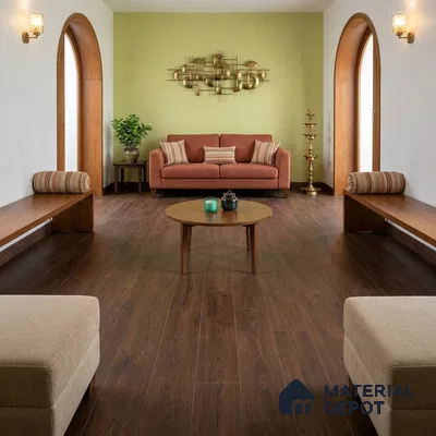 European Oak Engineered Wood Floor EF 00063 E Willow Dusk 47 x 5 inch (1200x127 mm) - 12 mm | Multilayer Flooring | 2 mm Top Layer | Suitable with Underfloor Heating | UV Lacquer Coating | Brushed Finish | Drop Lock | 25 Years Warranty