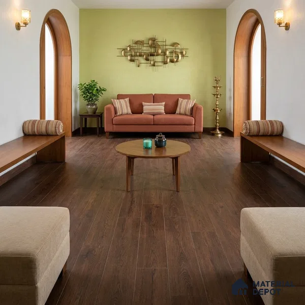 European Oak Engineered Wood Floor EF 00063 E Willow Dusk 47 x 5 inch (1200x127 mm) - 12 mm | Multilayer Flooring | 2 mm Top Layer | Suitable with Underfloor Heating | UV Lacquer Coating | Brushed Finish | Drop Lock | 25 Years Warranty