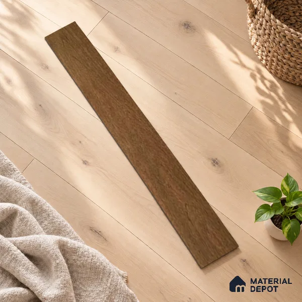 Hardwood Engineered Floor EF 00065 D Slimy Select Walnut Nature (24-75 inch) x 5 inch (600-1900 mm)x125 mm - 14 mm | Multilayer Flooring | 3 mm Top Layer | Random Sizes