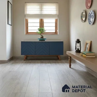 Hybrid HDF Real Wood Matte Surface Laminate Wood Floor AC5 Grade LF 00342 B Elegancia Twilight Whisper 48 x 8 inch (1216x197 mm) - 8 mm | 100% Water Proof | Anti Static and Stain Resistant | 0.5 mm V Groove | EIR Surface | Uniclic Installation | 48 Plank Variations