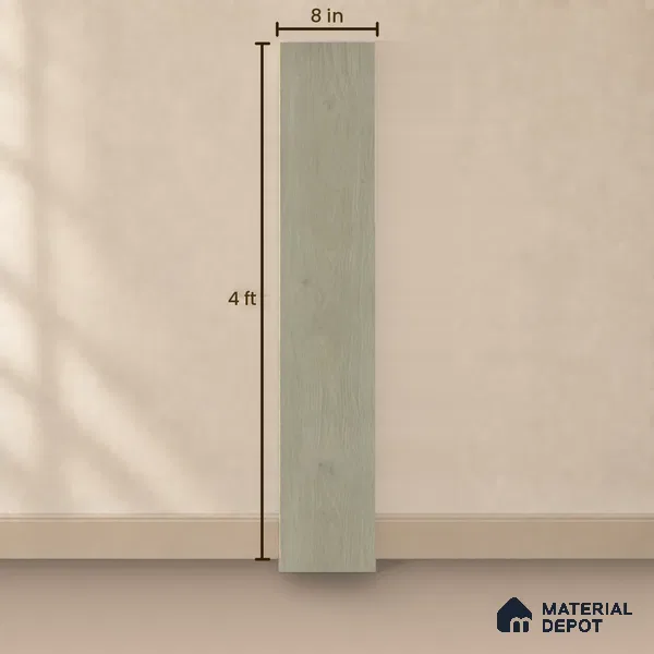 Hybrid HDF Real Wood Matte Surface Laminate Wood Floor AC5 Grade LF 00342 B Elegancia Twilight Whisper 48 x 8 inch (1216x197 mm) - 8 mm | 100% Water Proof | Anti Static and Stain Resistant | 0.5 mm V Groove | EIR Surface | Uniclic Installation | 48 Plank Variations