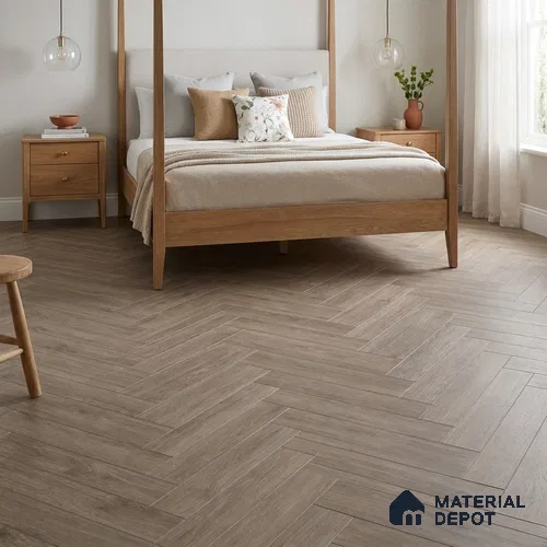 Hybrid HDF Laminate Wood Floor AC5 Grade LF 00361 C Opulent Titanium Walnut (600x100 mm) - 12 mm | 100 HRS Spill Proof | EIR Surface | Anti Static and Stain Resistant | 0.5 mm Small V Groove | Uniclic